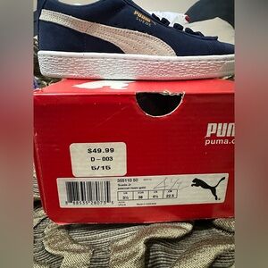 Puma suede jr percolate team gold size 4.5 brand new